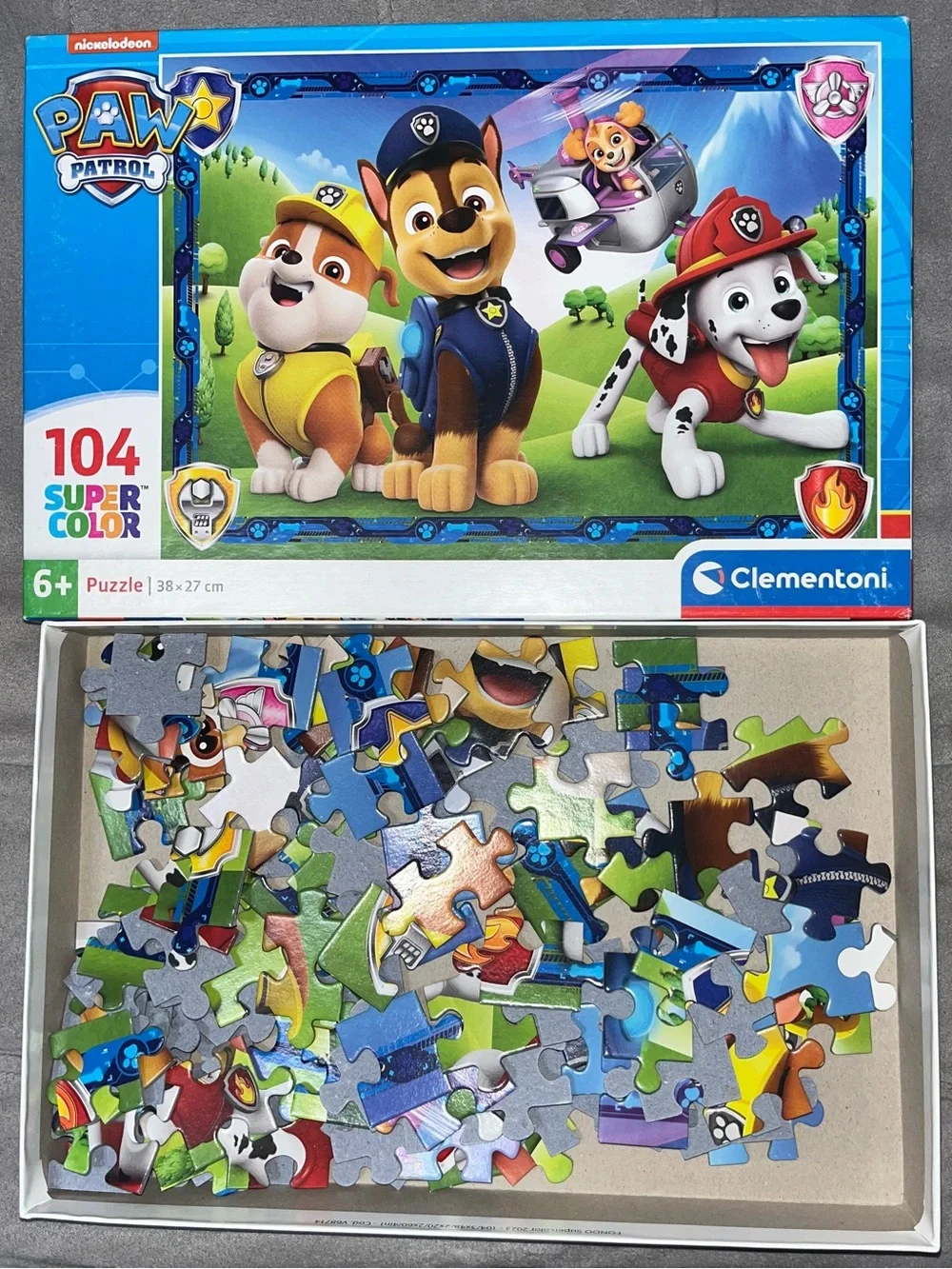 6 PAW Patrol Cardboard Puzzles (Trefl & Clementoni) - PERFECT CONDITION